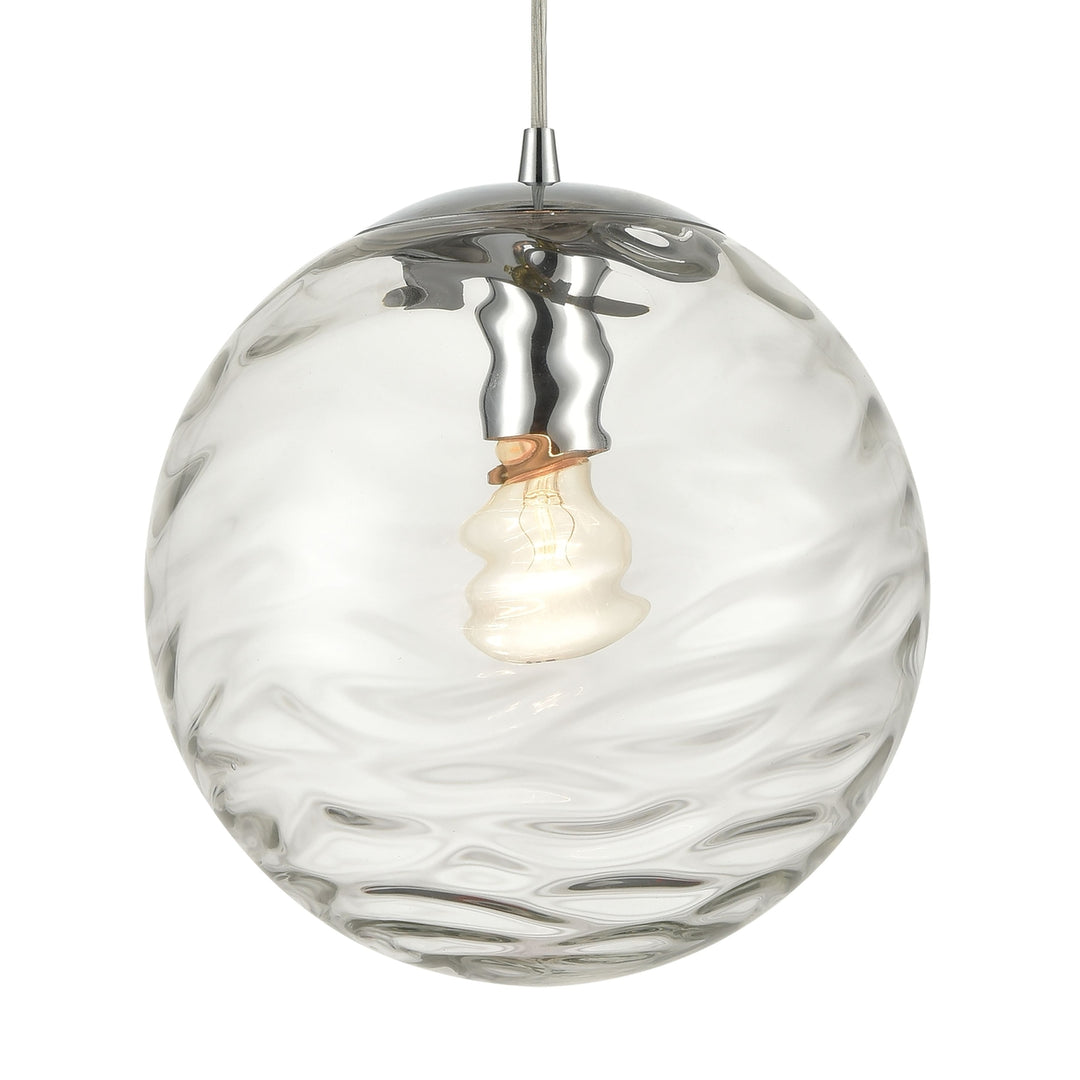 Waters Edge 10 Wide 1-Light Mini Pendant - Polished Chrome Image 4