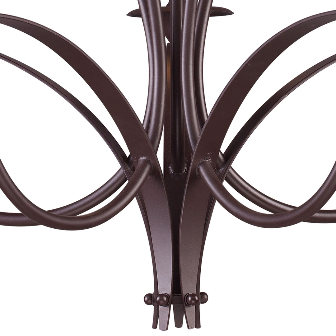 Medford 26 Wide 5-Light Chandelier - Oiled Bronze Image 3