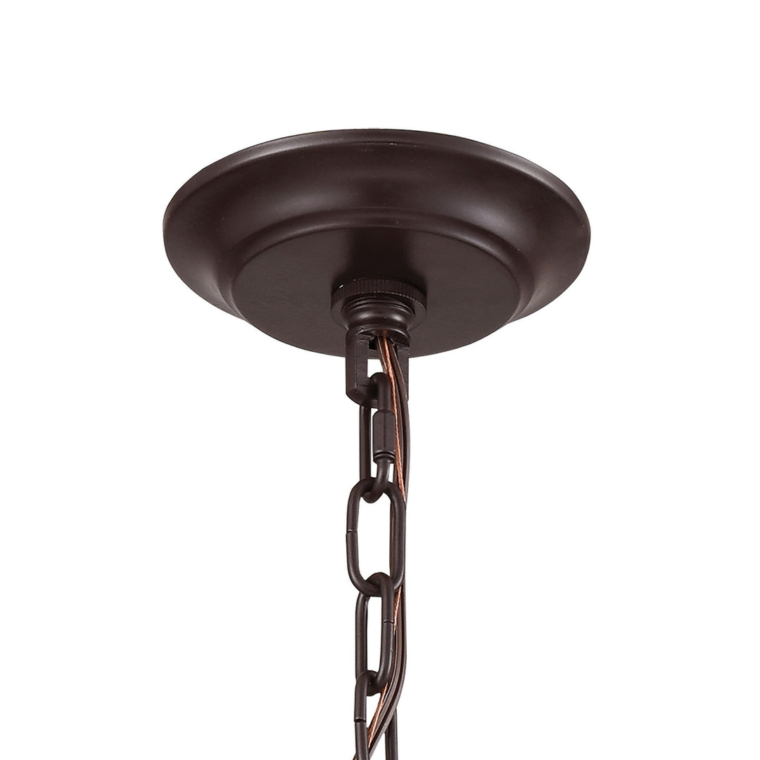 Natural Rope 12 Wide 1-Light Mini Pendant - Oil Rubbed Bronze Image 4