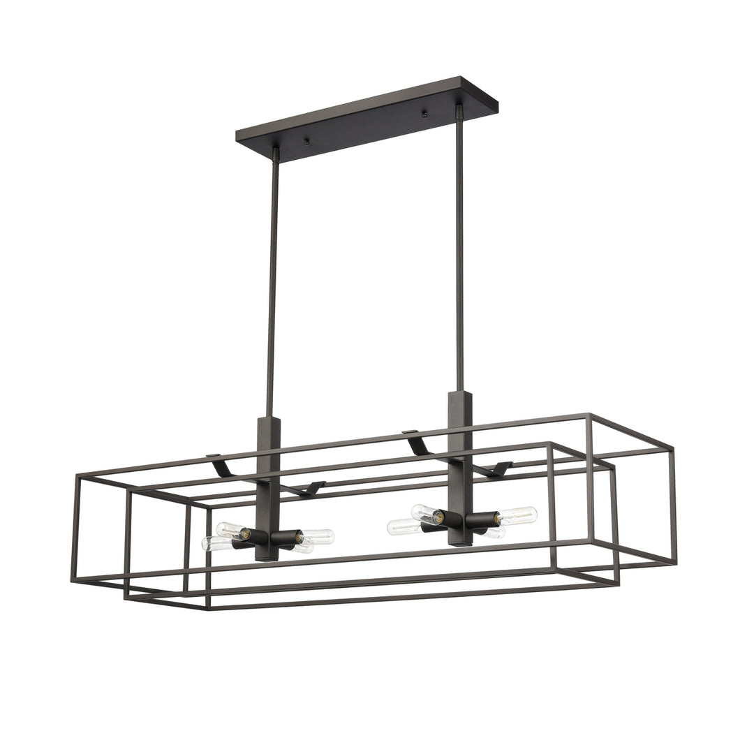 Kinsley 38 Wide 8-Light Linear Chandelier - Oil Rubbed Bronze Image 3