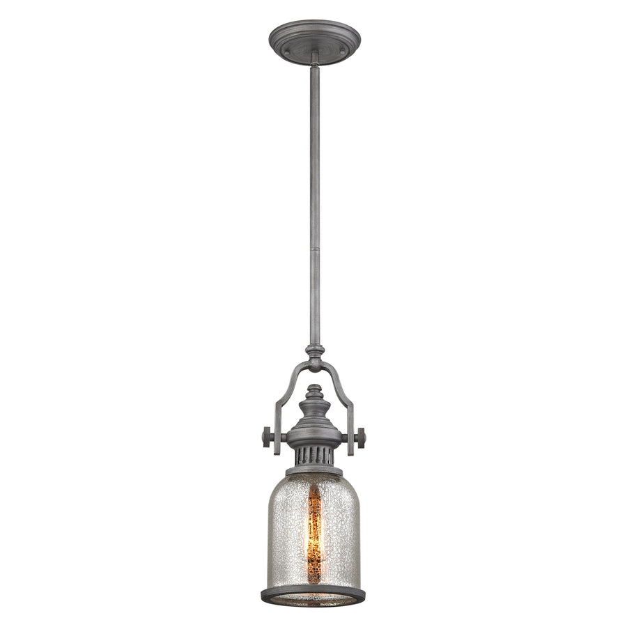 Chadwick 6 Wide 1-Light Mini Pendant - Weathered Zinc Image 1