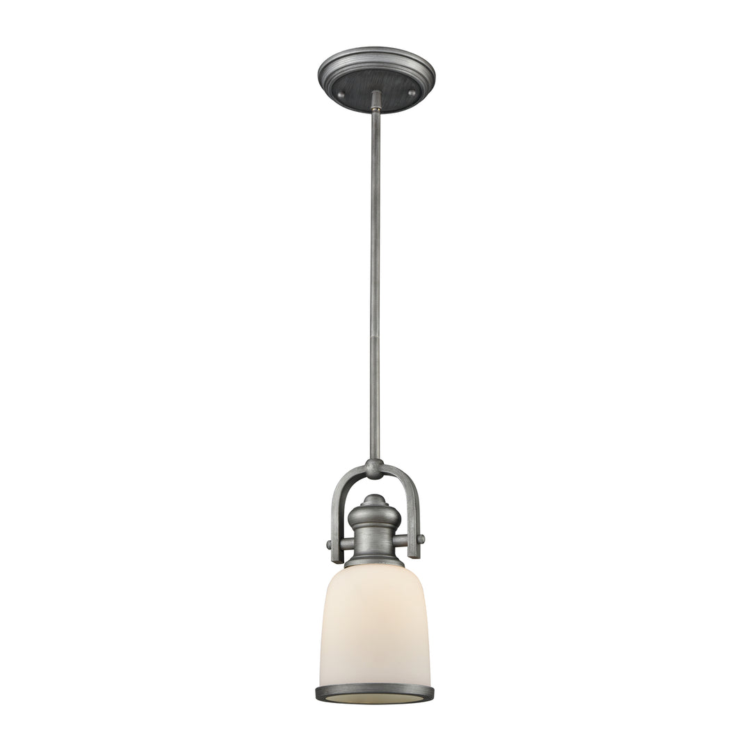 Brooksdale 5 Wide 1-Light Mini Pendant - Weathered Zinc Image 1