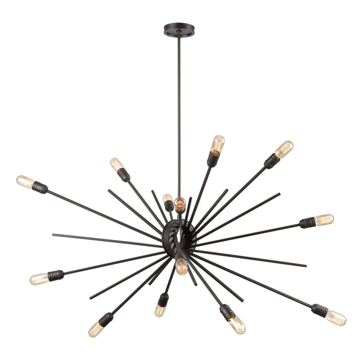 Xenia 54 Wide 14-Light Chandelier - Oil Rubbed Bronze Image 1