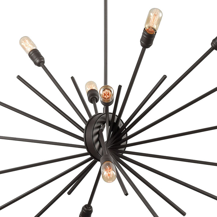 Xenia 54 Wide 14-Light Chandelier - Oil Rubbed Bronze Image 4