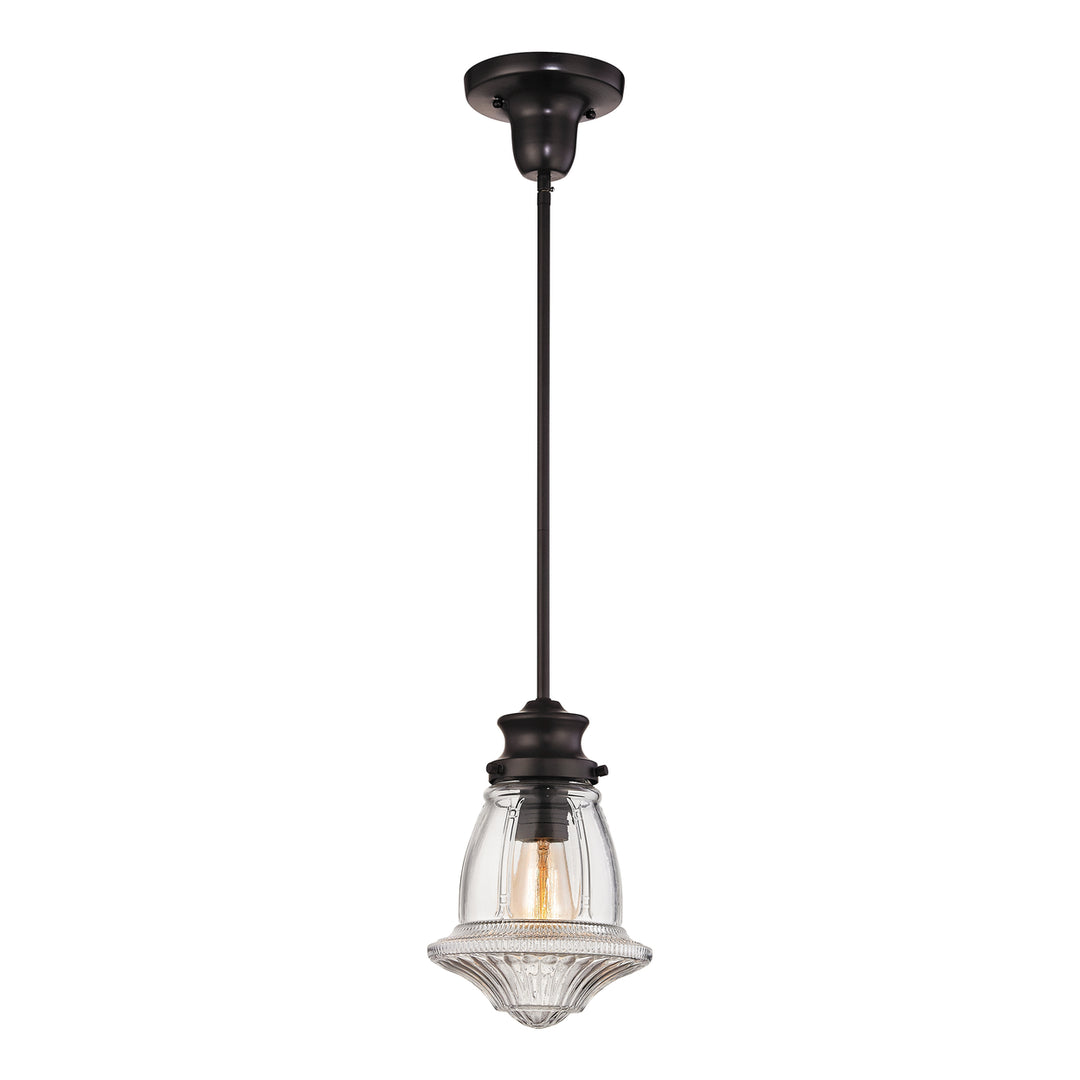 Schoolhouse 8 Wide 1-Light Mini Pendant [69029-1-ELK] Image 1