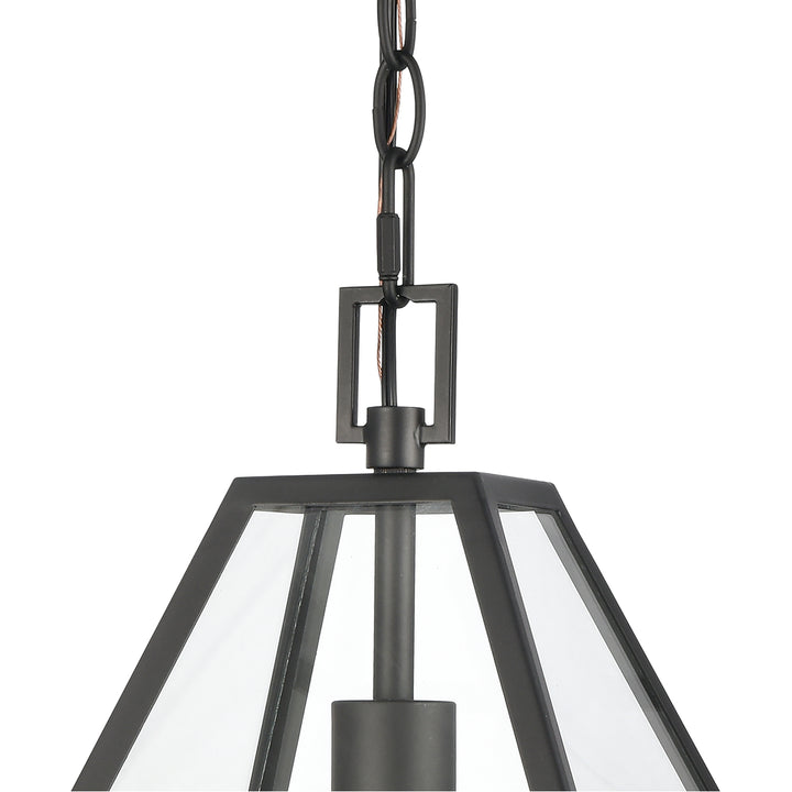 Tangent 12 Wide 1-Light Pendant - Matte black Image 3