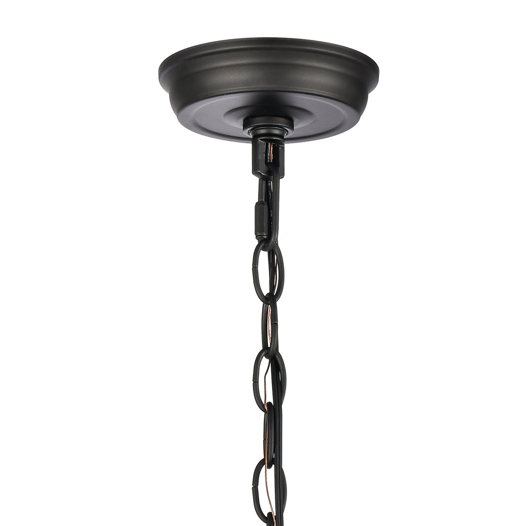 Tangent 16 Wide 3-Light Pendant - Matte black Image 5