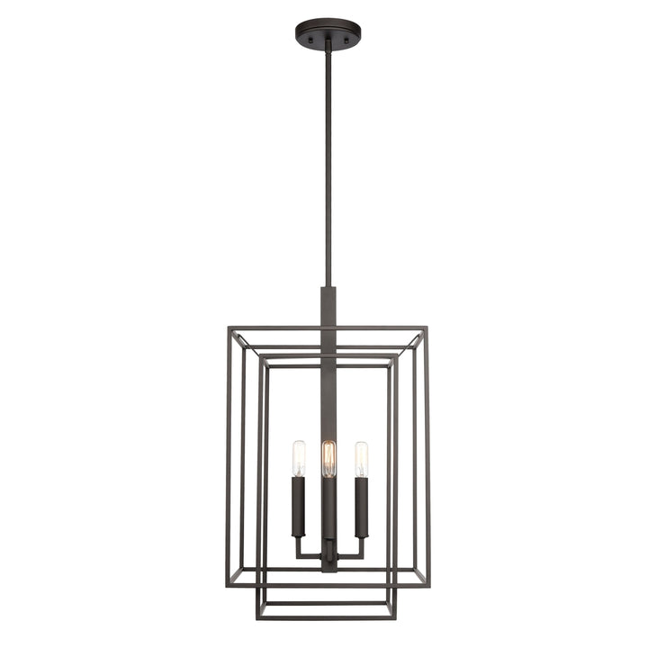 Kinsley 14 Wide 4-Light Pendant - Oil Rubbed Bronze Image 1