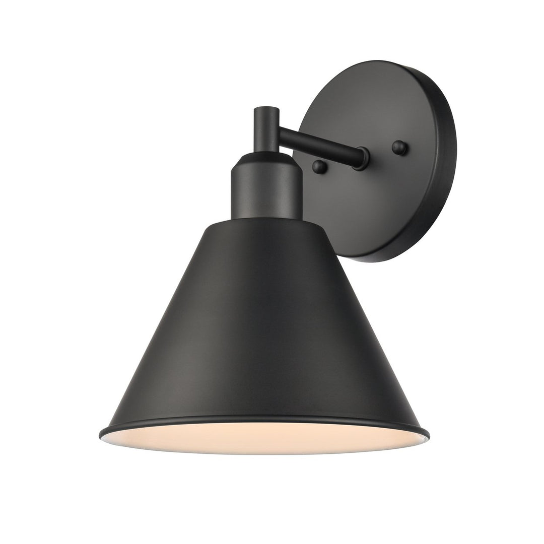 Abbington 8 Wide 1-Light Vanity Light - Matte Black Image 3