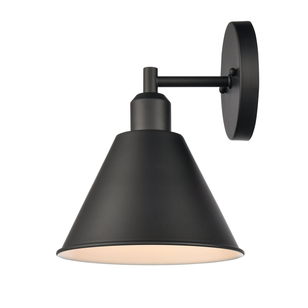 Abbington 8 Wide 1-Light Vanity Light - Matte Black Image 4