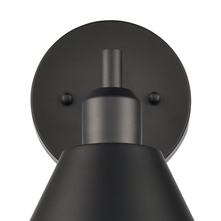 Abbington 8 Wide 1-Light Vanity Light - Matte Black Image 5