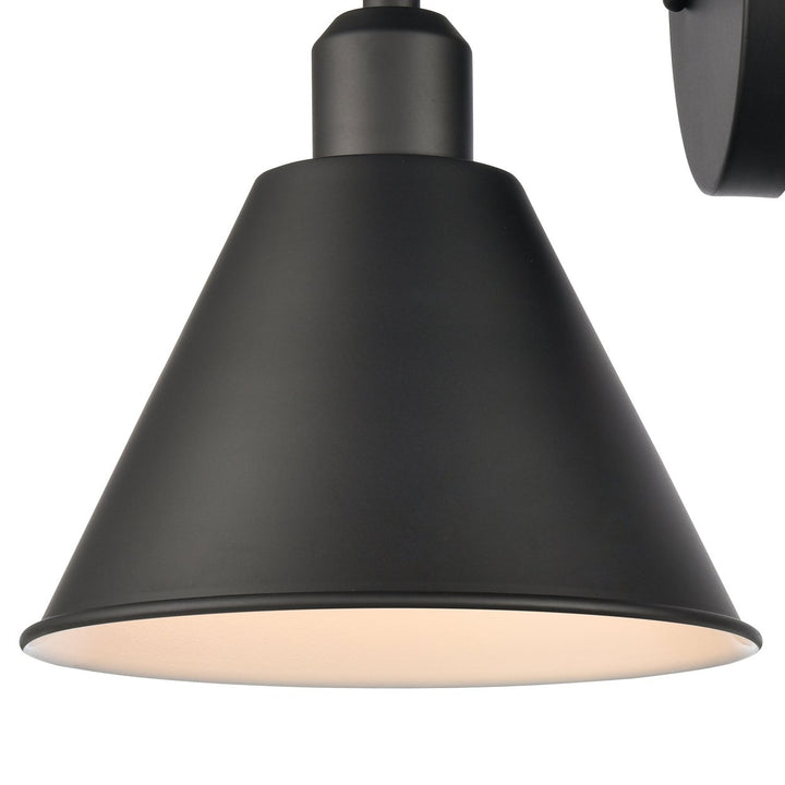 Abbington 8 Wide 1-Light Vanity Light - Matte Black Image 6