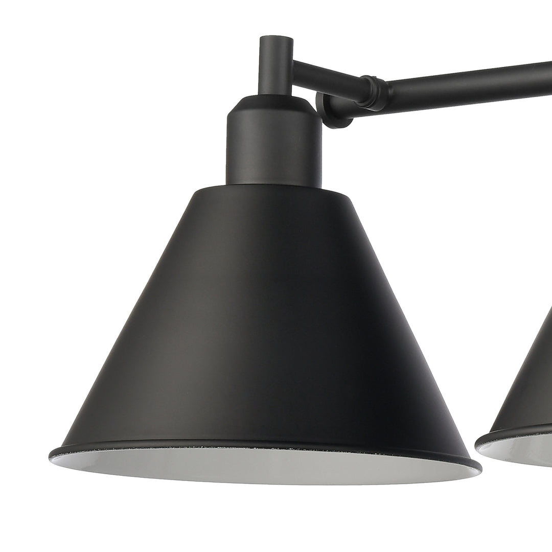 Abbington 27.5 Wide 3-Light Vanity Light - Matte Black Image 5