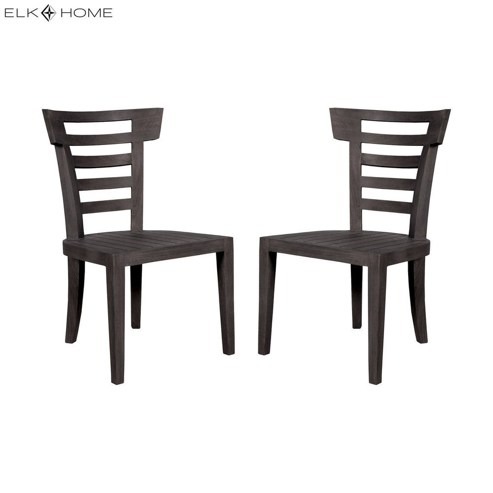 Teak Patio Outdoor Morning Chair (Set of 2) Image 2