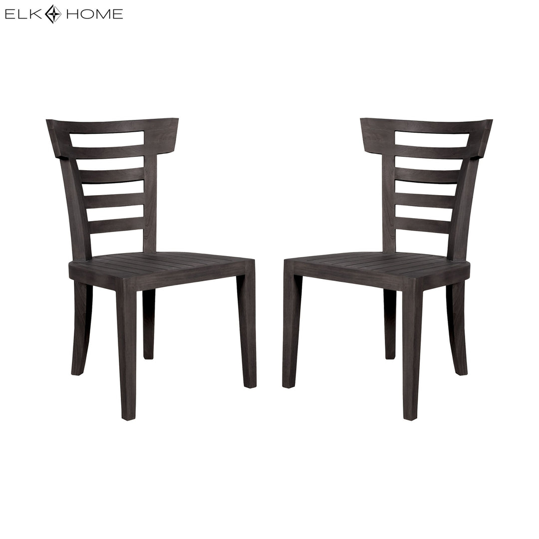 Teak Patio Outdoor Morning Chair (Set of 2) Image 2