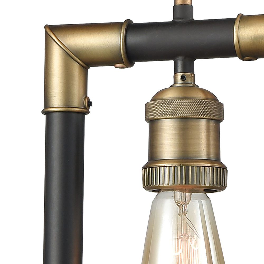 Lisbon 8 Wide 1-Light Mini Pendant - Classic Brass Image 2