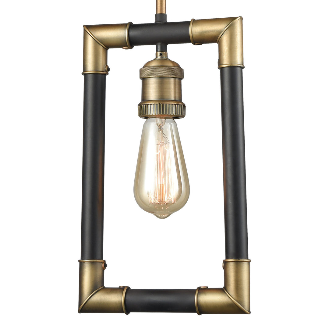 Lisbon 8 Wide 1-Light Mini Pendant - Classic Brass Image 4