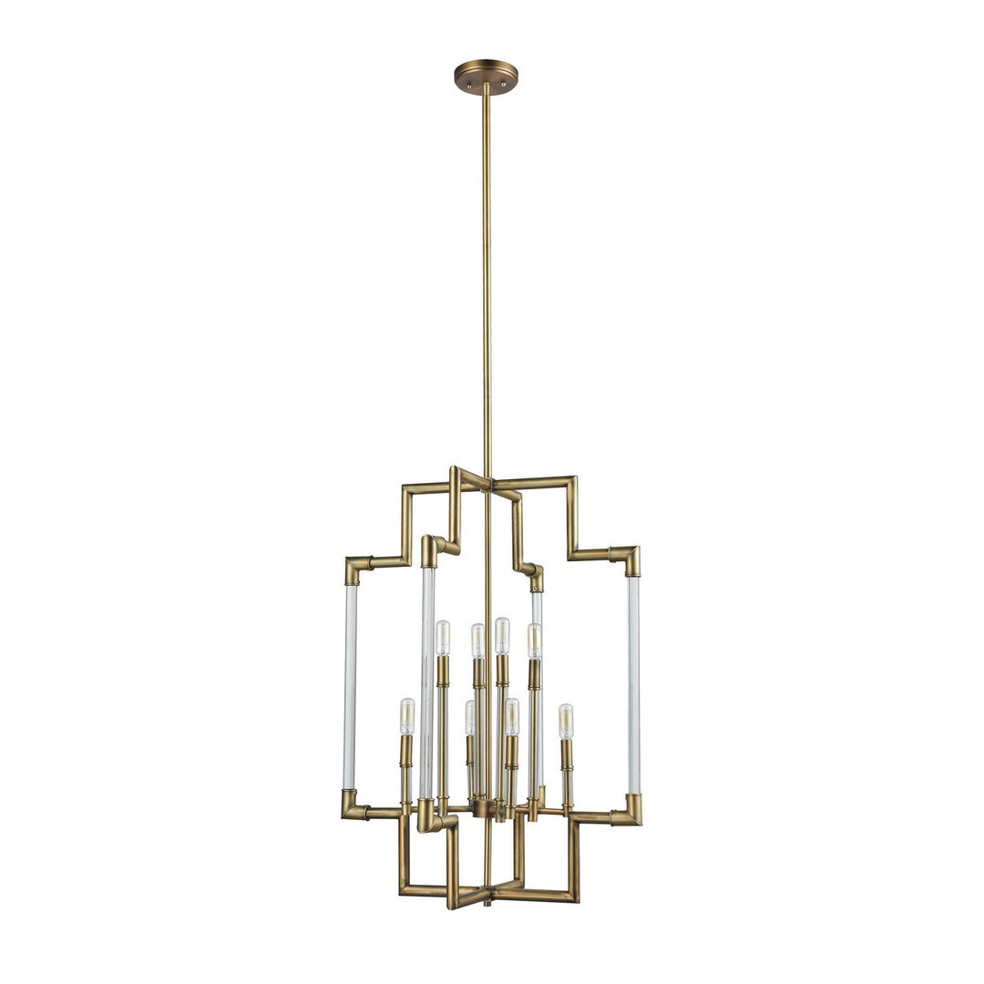 Brandon 24 Wide 8-Light Pendant - Classic Brass Image 5