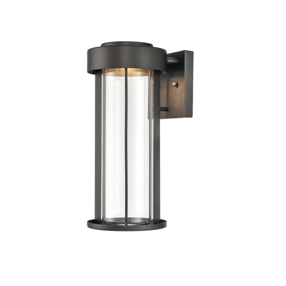 Brillis 13.75 High 1-Light Outdoor Sconce - Matte Black Image 2