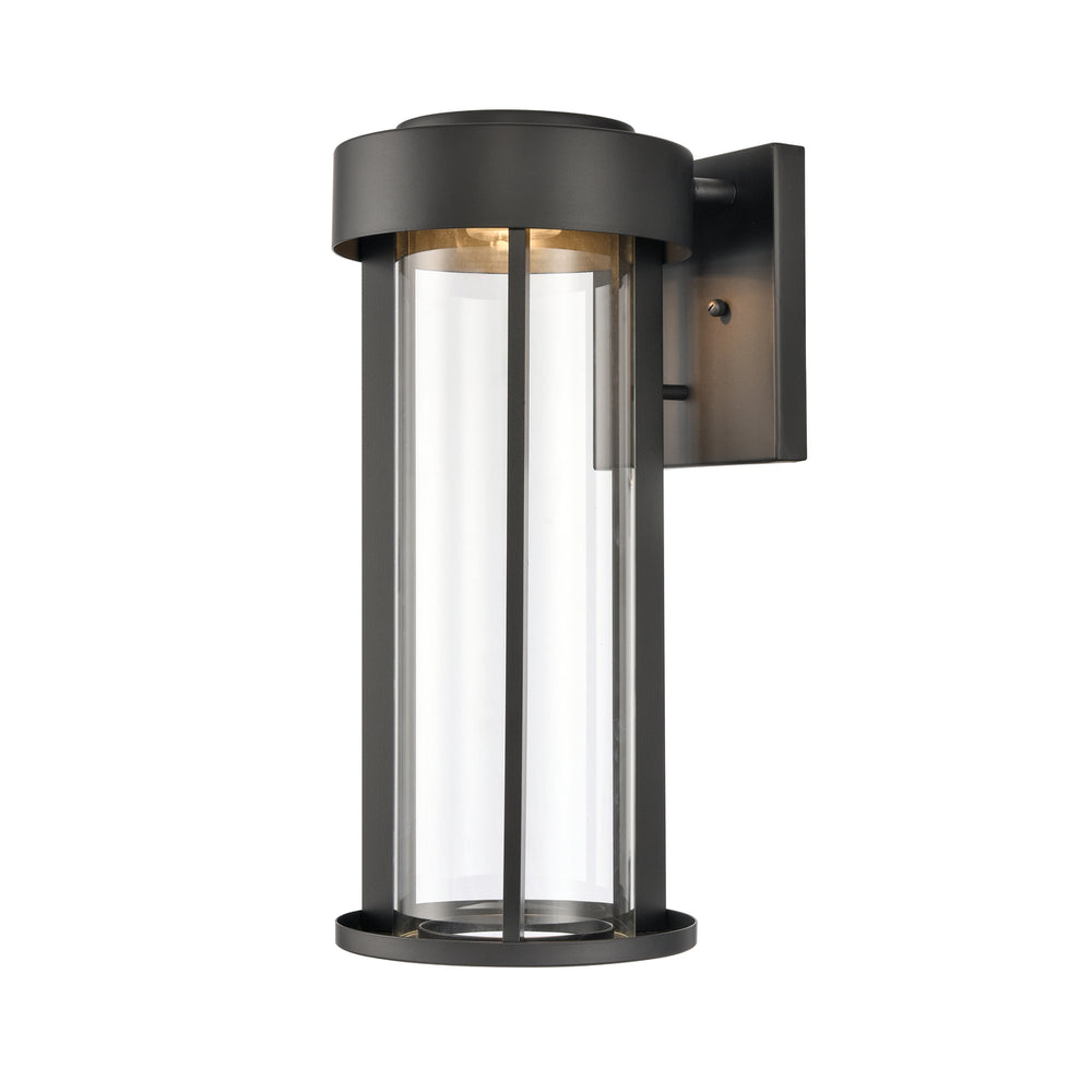 Brillis 16 High 1-Light Outdoor Sconce - Matte Black Image 2