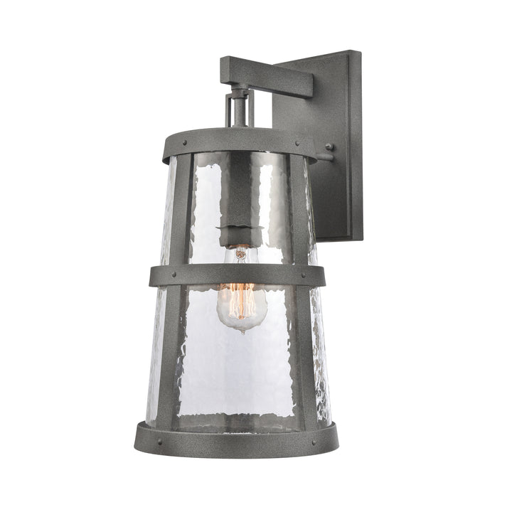 Dakota 18 High 1-Light Outdoor Sconce - Distressed Zinc Image 2