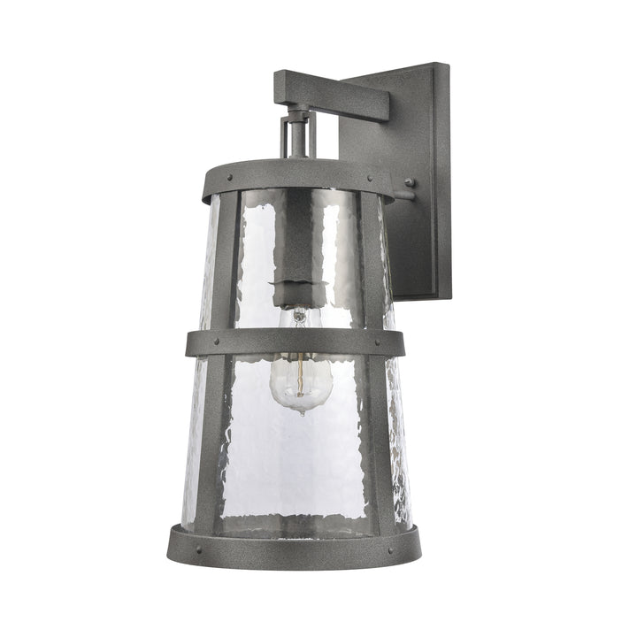 Dakota 18 High 1-Light Outdoor Sconce - Distressed Zinc Image 3