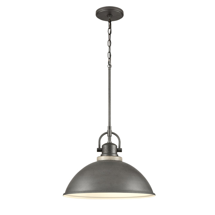 North Shore 18 Wide 1-Light Outdoor Pendant - Iron Image 1