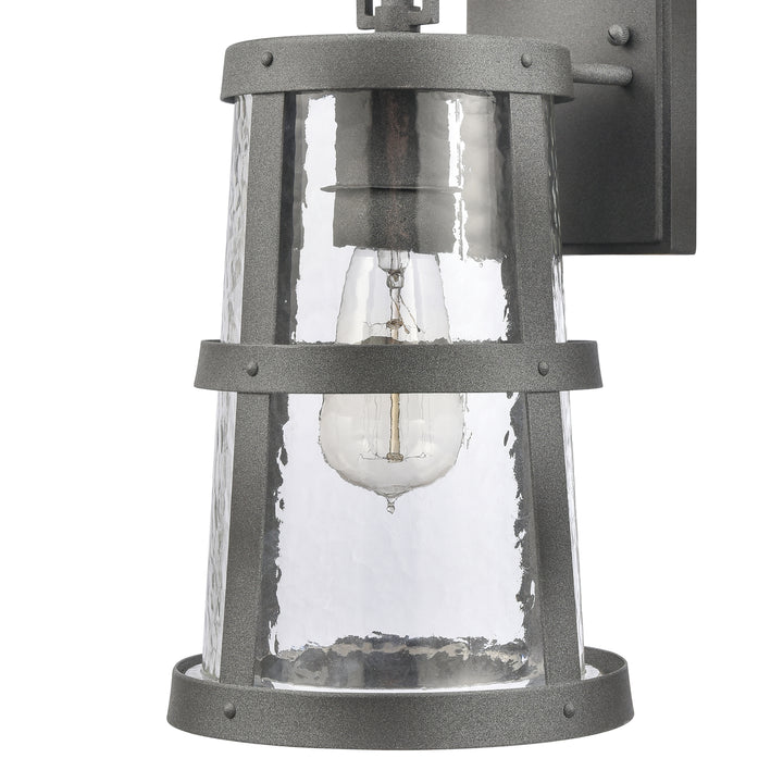 Dakota 14 High 1-Light Outdoor Sconce - Distressed Zinc Image 5