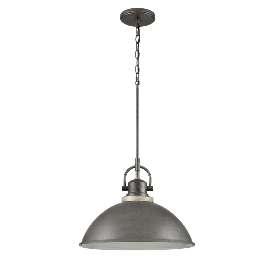 North Shore 18 Wide 1-Light Outdoor Pendant - Iron Image 2