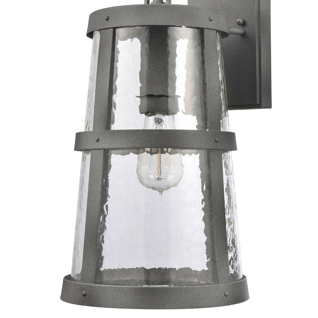 Dakota 18 High 1-Light Outdoor Sconce - Distressed Zinc Image 5