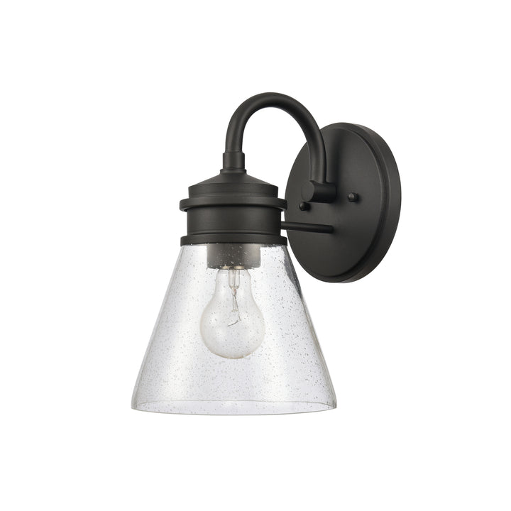 Dovas 11.5 High 1-Light Outdoor Sconce - Textured Black Image 3