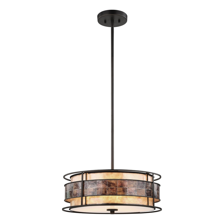 Tremont 18 Wide 3-Light Chandelier - Tiffany Bronze Image 1