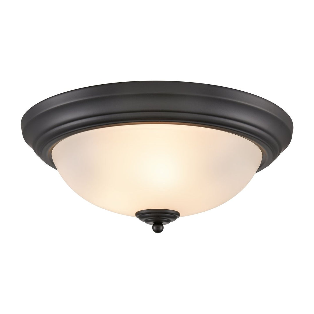 Basics 15 Wide 3-Light Flush Mount Image 1