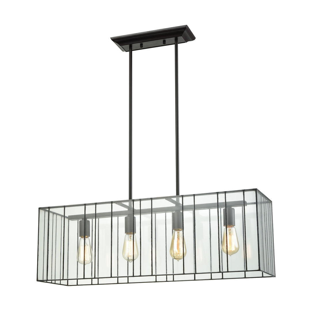 Lucian 31 Wide 4-Light Chandelier - Oil Rubbed Bronze Image 1