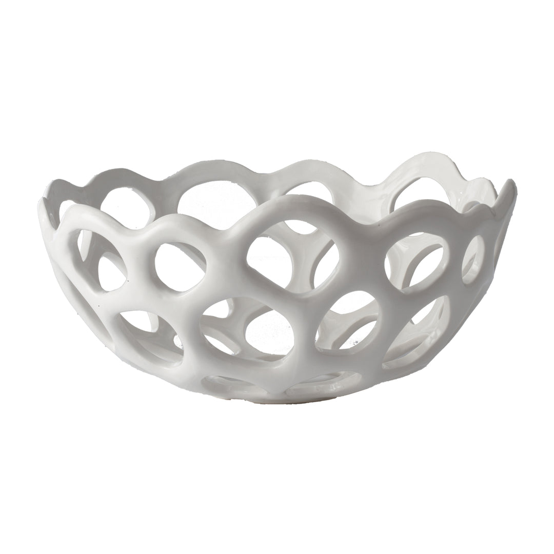 Perforated Porcelain Bowl Image 1