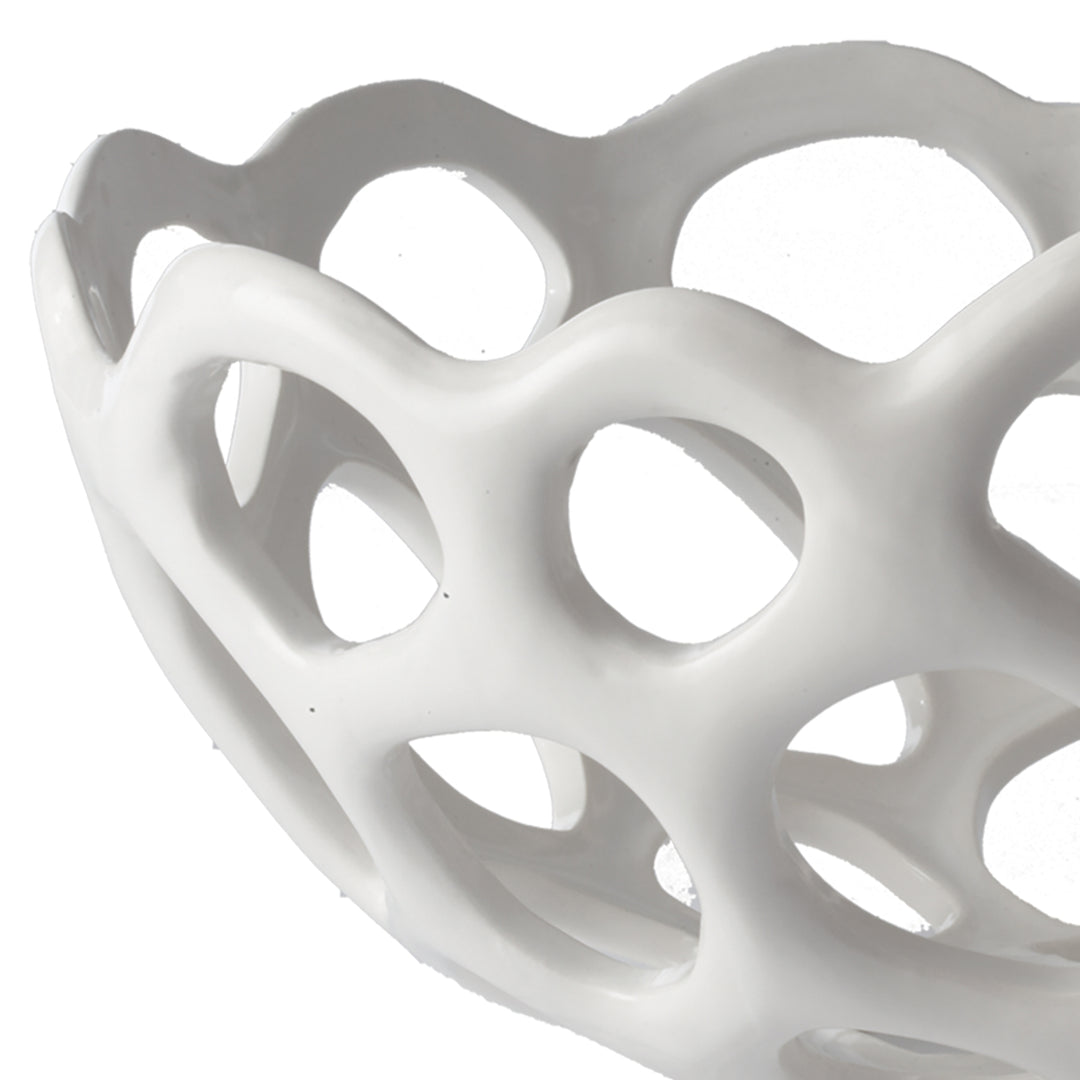 Perforated Porcelain Bowl Image 2