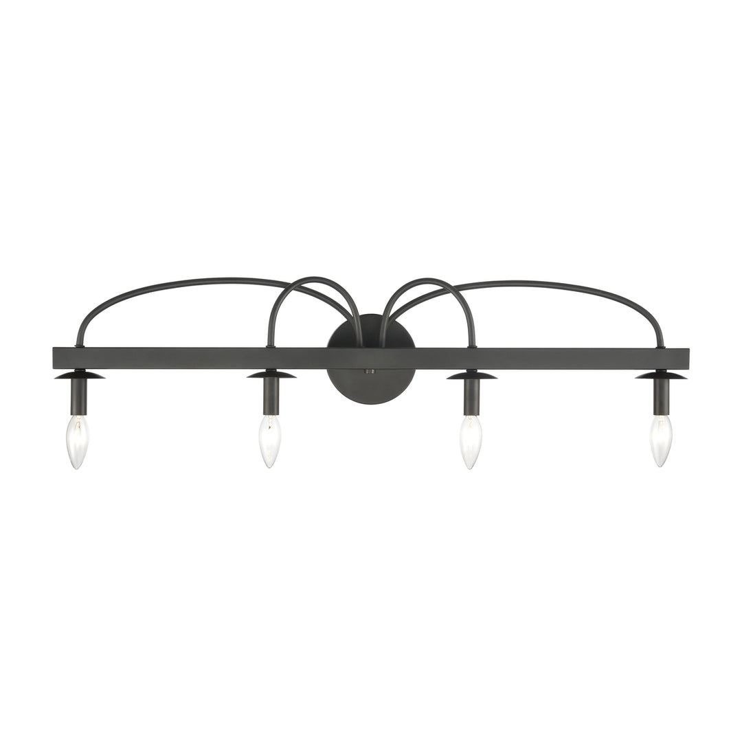 Williamson 35 Wide 4-Light Vanity Light - Black Image 3