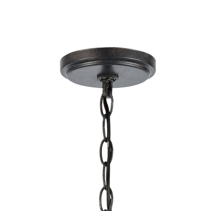 Daisy 20 Wide 4-Light Chandelier - Midnight Bronze Image 4