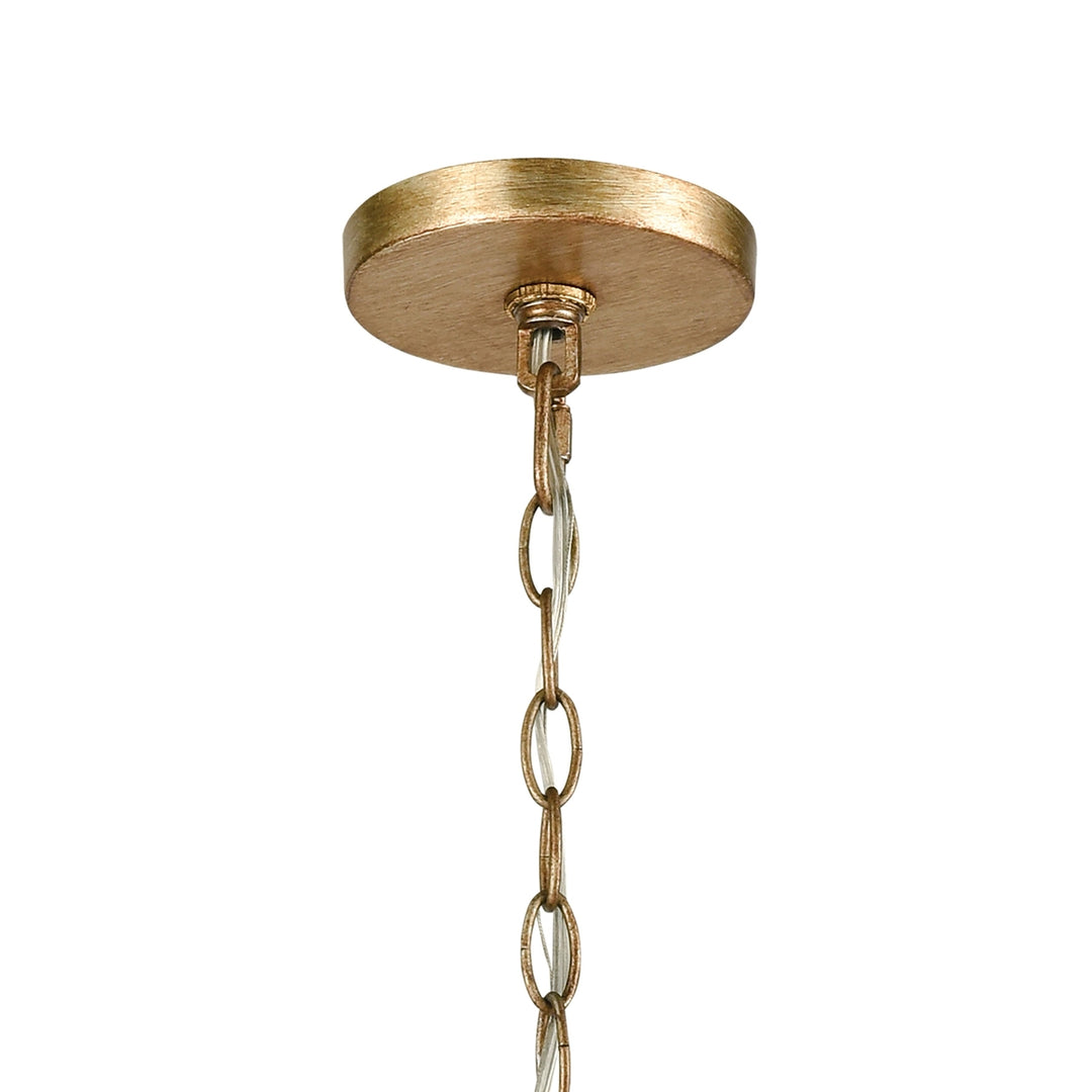 Katania 27 Wide 5-Light Chandelier - Bronzed Gold Image 4