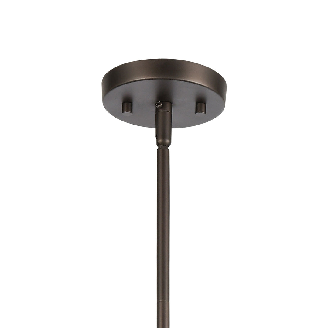 Zinger 28 Wide 6-Light Chandelier - Oil Rubbed Bronze Image 4