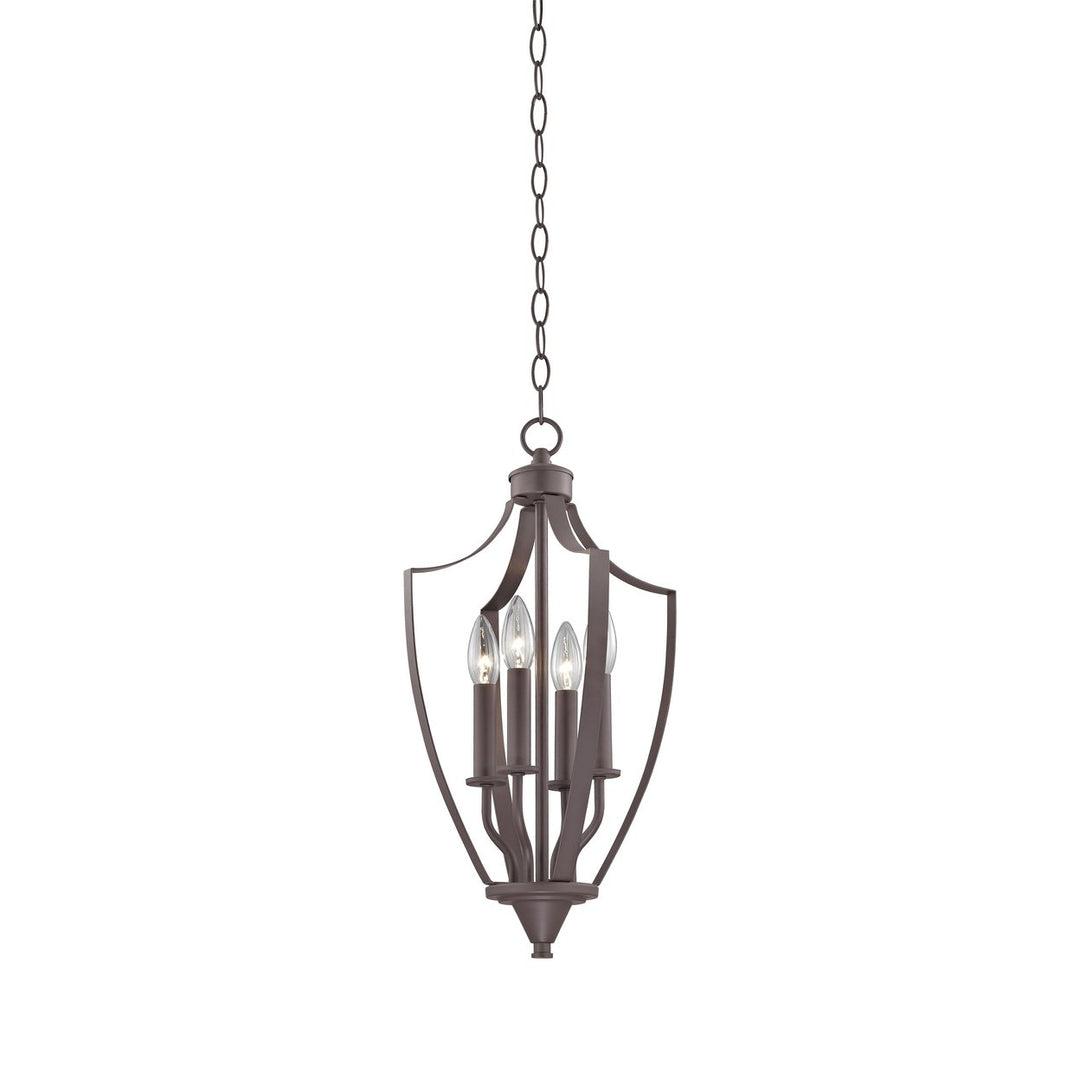 Foyer 11 Wide 4-Light Mini Pendant - Oil Rubbed Bronze Image 1