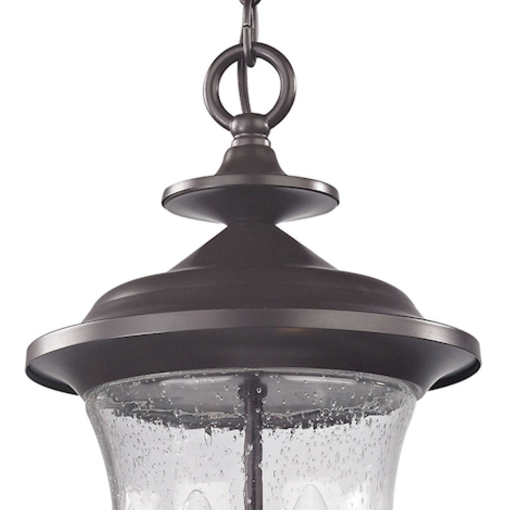 Trinity 9 Wide 2-Light Outdoor Pendant - Oil Rubbed Bronze Image 2