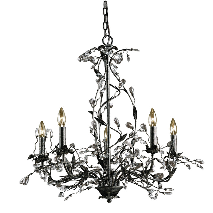 Circeo 27 Wide 5-Light Chandelier - Deep Rust Image 1