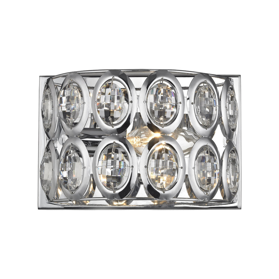 Tessa 8 Wide 1-Light Vanity Light - Polished Chrome Image 1