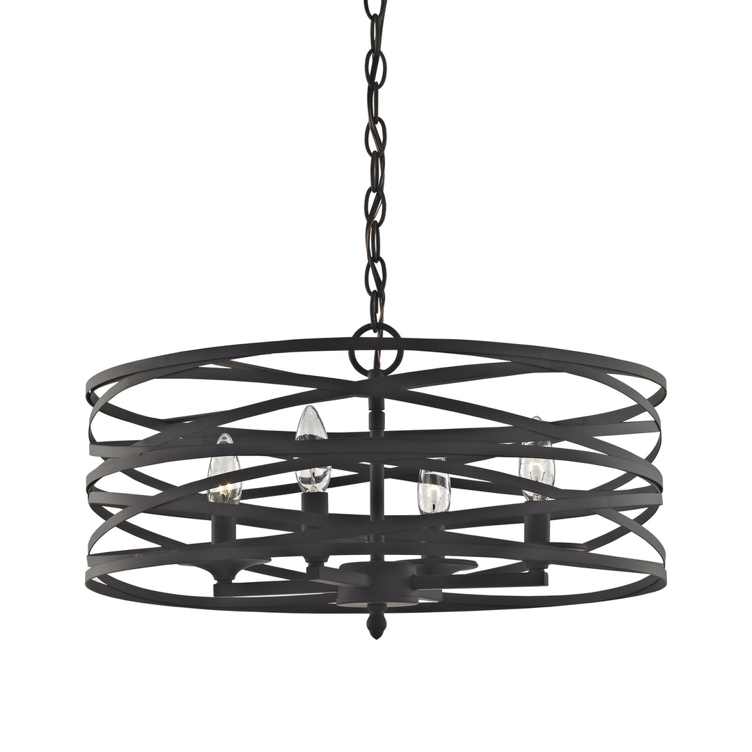 Vorticy 20 Wide 4-Light Chandelier - Oil Rubbed Bronze Image 1