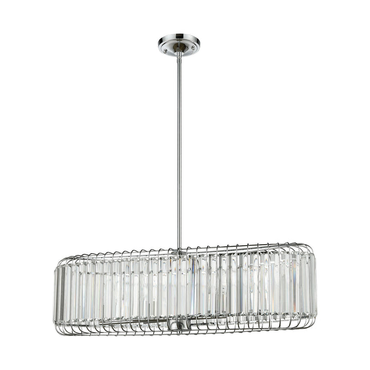 Beaumont 32 Wide 6-Light Chandelier - Polished Chrome Image 5