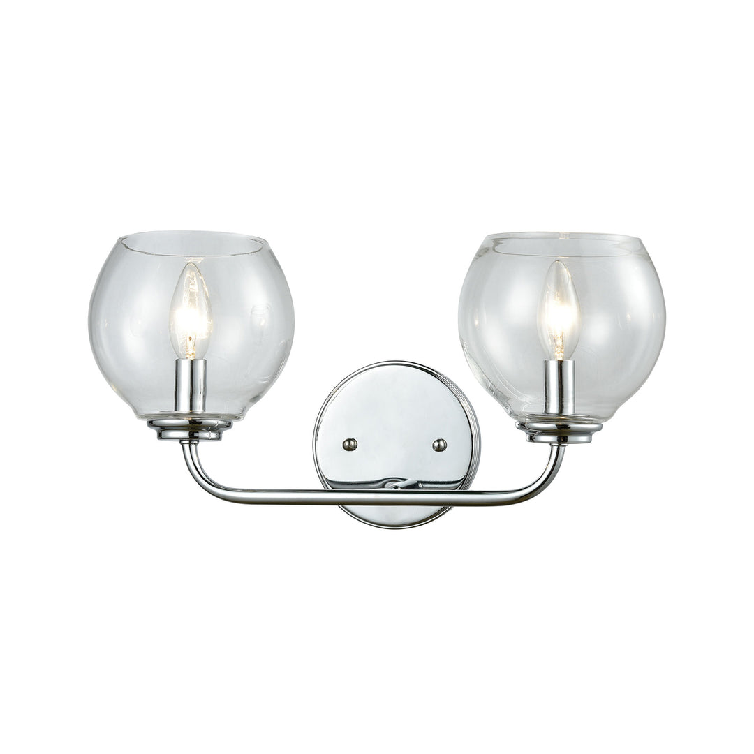 Emory 16 Wide 2-Light Vanity Light - Polished Chrome Image 1