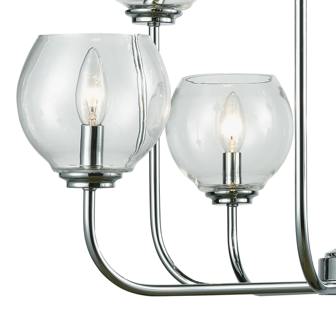 Emory 30 Wide 8-Light Chandelier - Polished Chrome Image 2