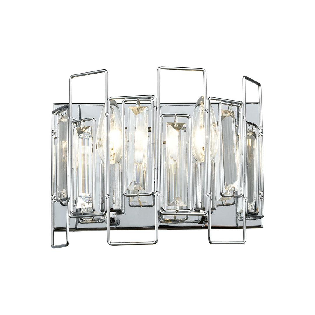 Crosby 9 Wide 2-Light Vanity Light - Polished Chrome Image 1