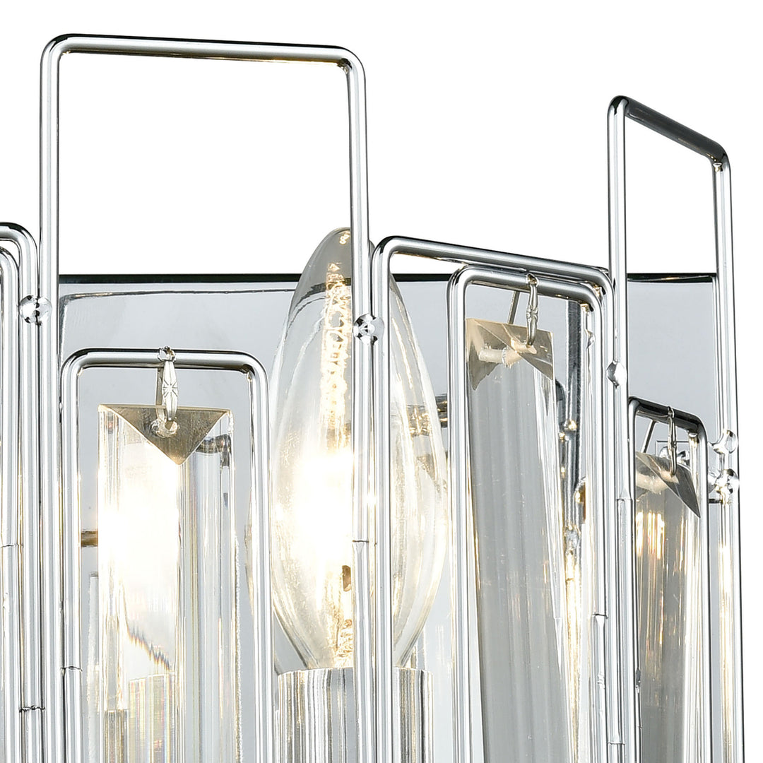 Crosby 9 Wide 2-Light Vanity Light - Polished Chrome Image 2